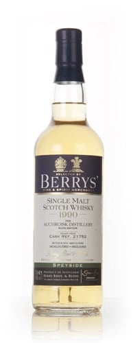 Auchroisk 23 Year Old 1990 (Cask 21752) (Berry Bros. & Rudd) Scotch Whisky | 700ML at CaskCartel.com