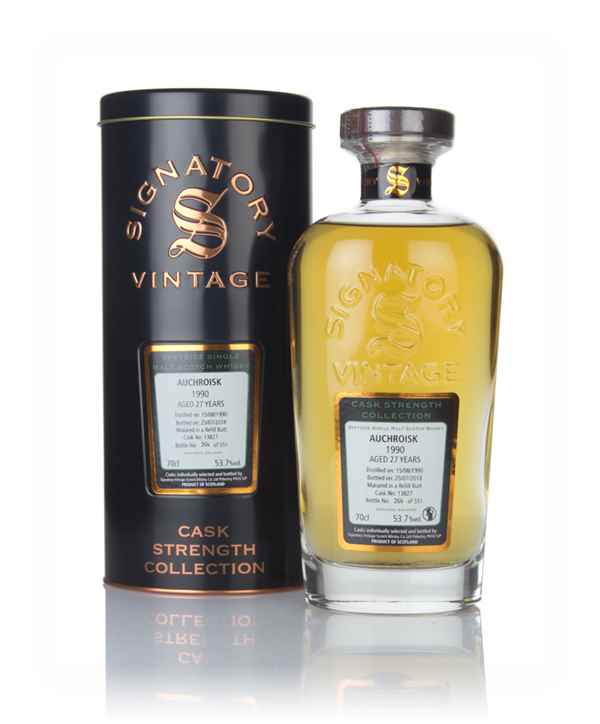 Auchroisk 27 Year Old 1990 (cask 13827) - Cask Strength Collection (Signatory) Scotch Whisky | 700ML