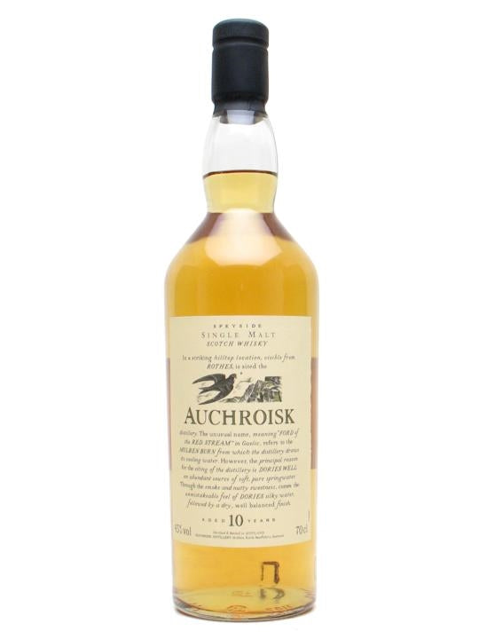 Auchroisk 10 Year Old Flora & Fauna Single Malt Scotch Whisky - CaskCartel.com