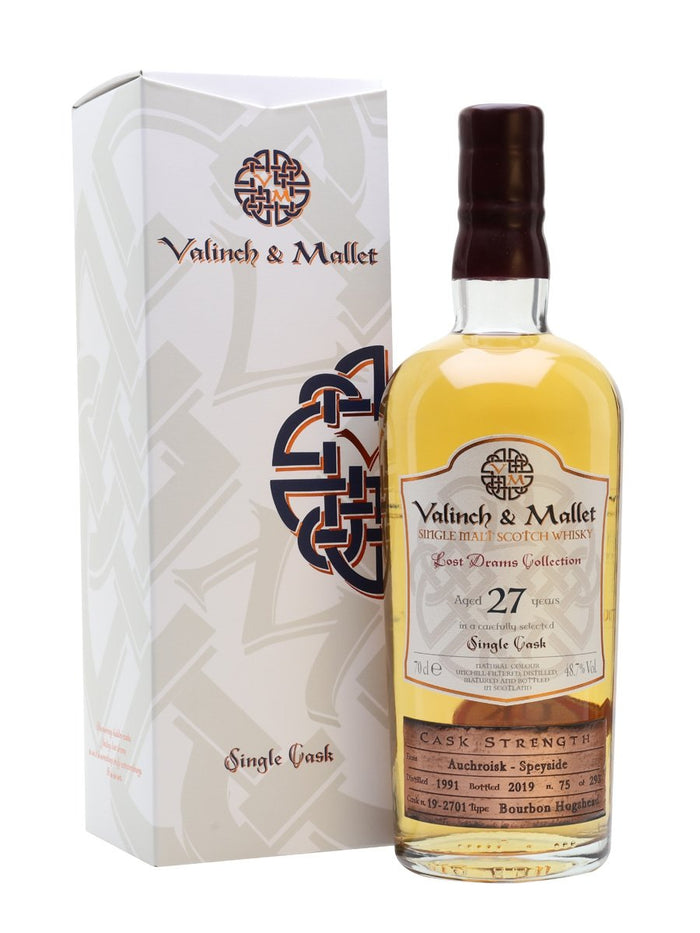 Auchroisk 27 Year Old Valinch & Mallet Speyside Single Malt Scotch Whisky | 700ML