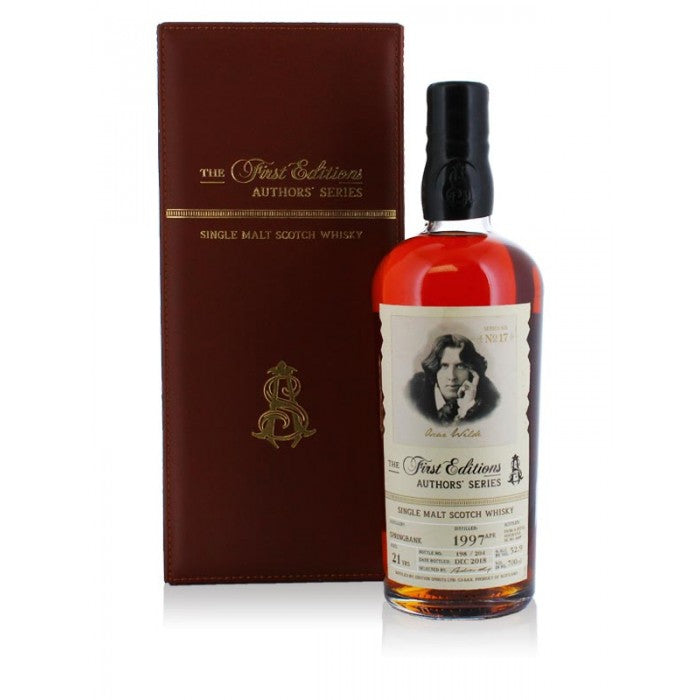 Springbank 1997 21 year old Authors Series - Oscar Wilde Single Malt Scotch Whisky - CaskCartel.com