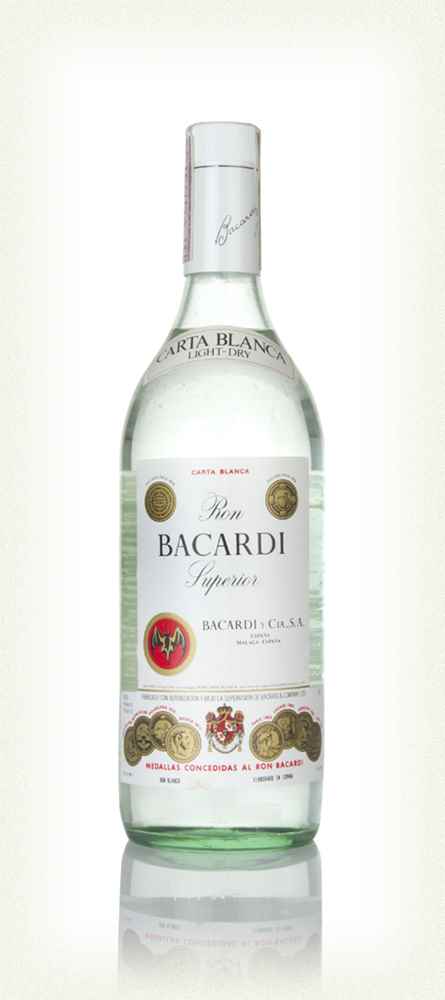 Bacardi Carta Blanca - 1970s Rum | 1L
