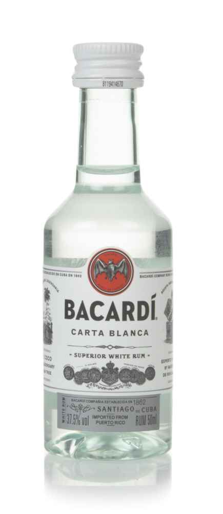BUY] Bacardi Carta Blanca Rum | 50ML at CaskCartel.com
