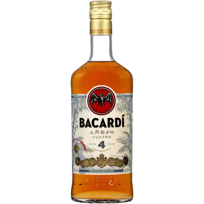 Bacardi Anejo Cuatro 4 Year Old Rum