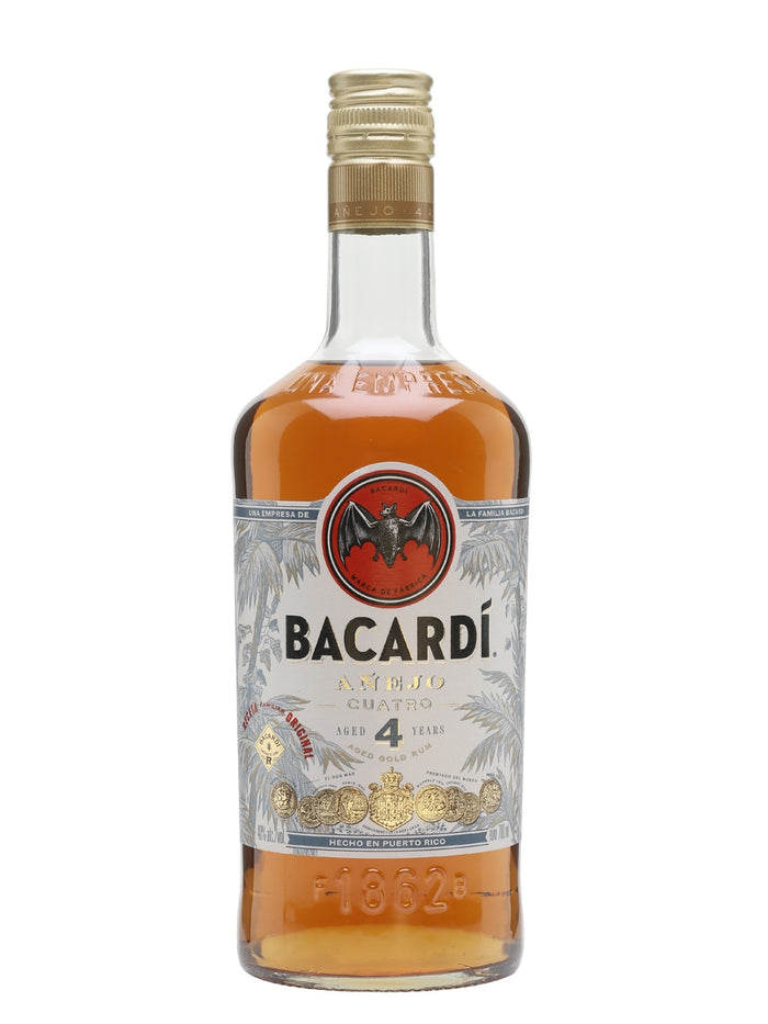 Bacardi Rum Anejo 4 Year