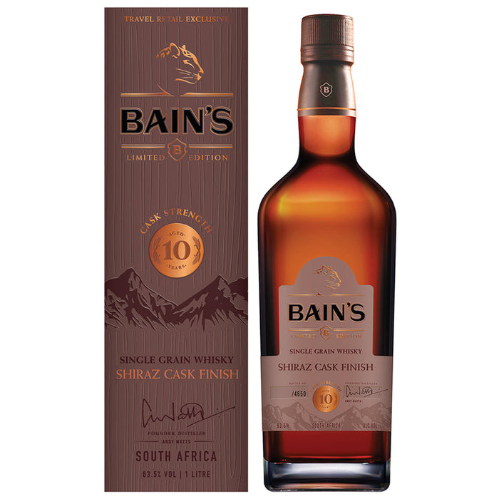 Bain’s 10-letni Shiraz Cask Finish Single Grain Whisky | 1L
