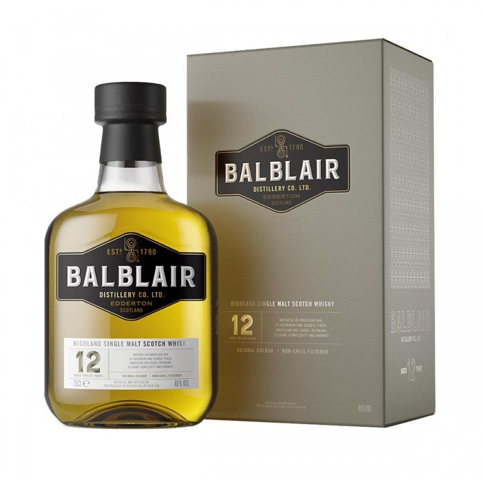 Balblair 12 Year Old Highland Single Malt Scotch Whisky | 700ML