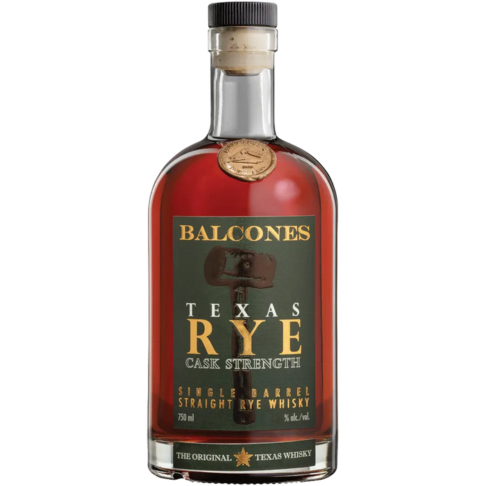 Balcones Texas Rye Cask Strength Whiskey