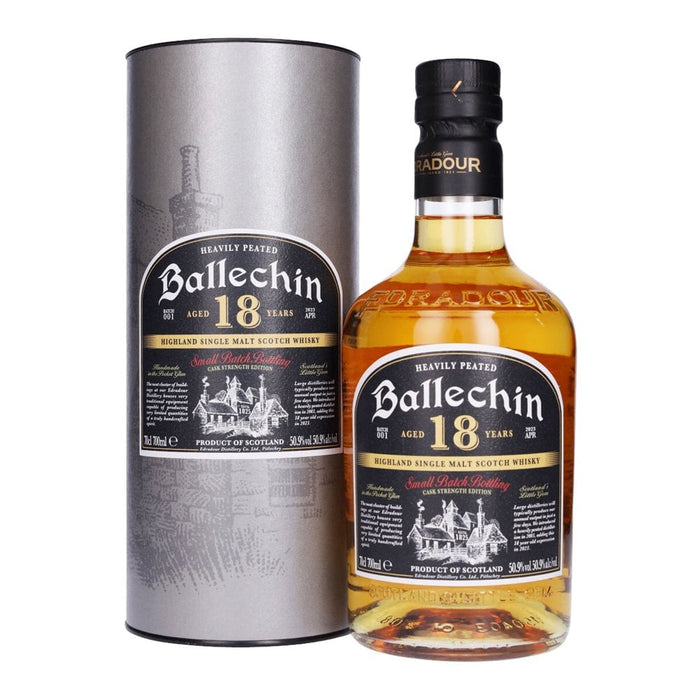 Edradour Ballechin 18 Year Old Batch 1 Cask Strength Edition Scotch Whisky | 700ML