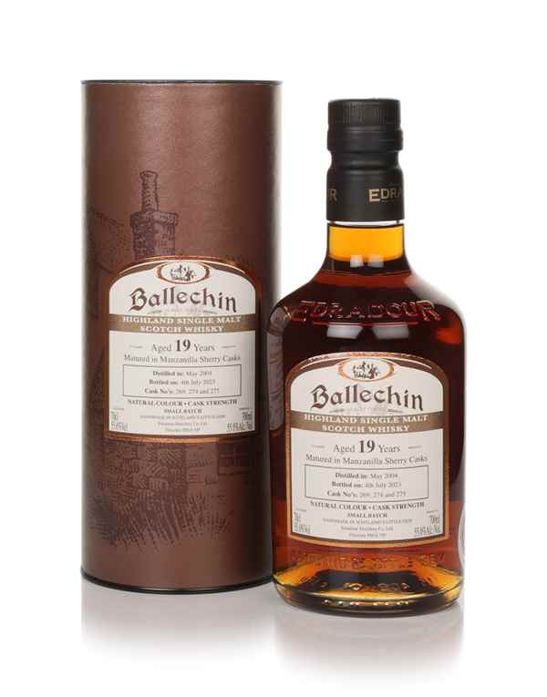 Ballechin 19 Year Old 2004 (Casks 269, 274 & 275) Manzanilla Casks Small Batch Scotch Whisky | 700ML