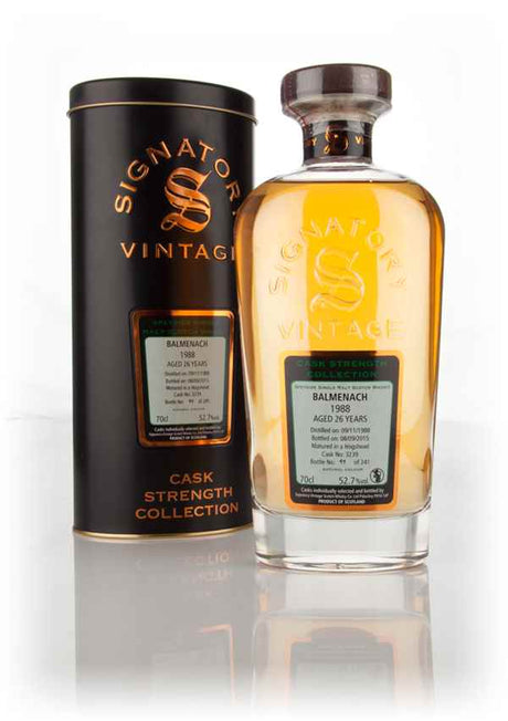 Balmenach 26 Year Old 1988 (cask 3239) - Cask Strength Collection (Signatory) Scotch Whisky | 700ML at CaskCartel.com