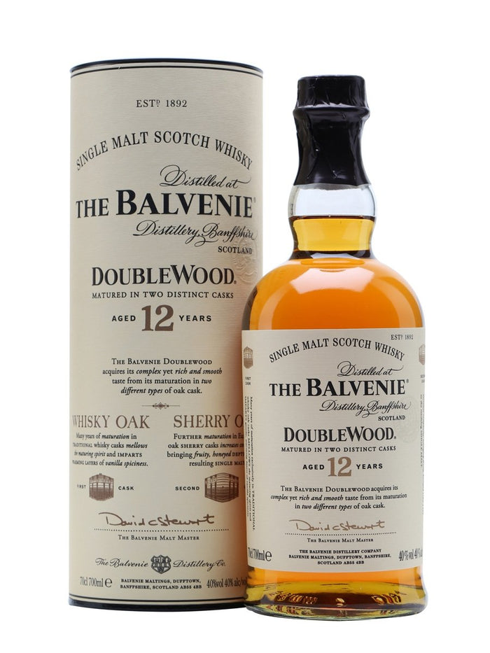 Balvenie 12 Year Old DoubleWood Speyside Single Malt Scotch Whisky | 700ML