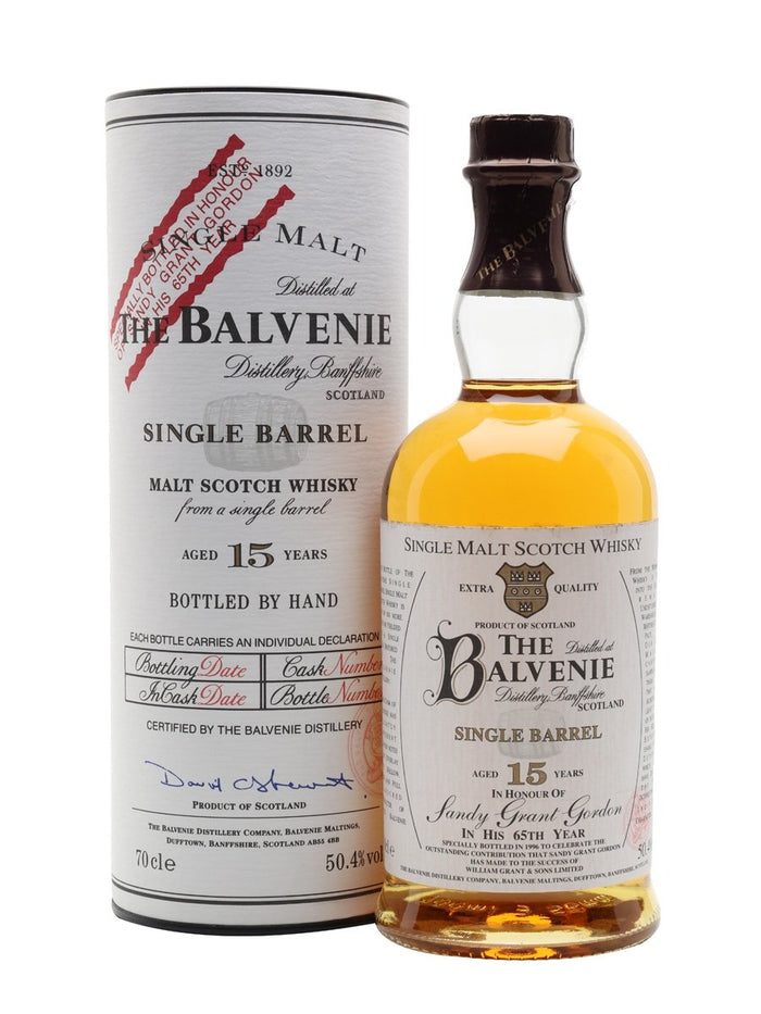 Balvenie 15 Year Old Sandy Grant Gordon Speyside Single Malt Scotch Whisky | 700ML
