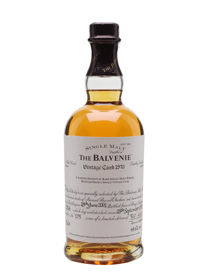 Balvenie 1970 30 Year Old Cask #12524 Speyside Single Malt Scotch Whisky | 700ML