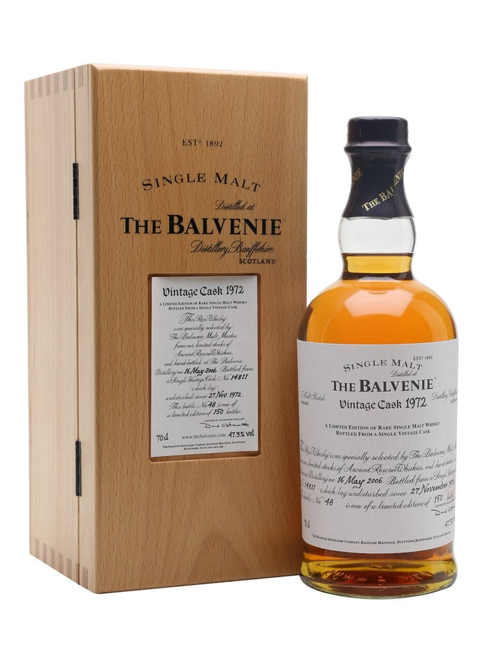 Balvenie 1972 33 Year Old Cask #14811 Speyside Single Malt Scotch Whisky | 700ML