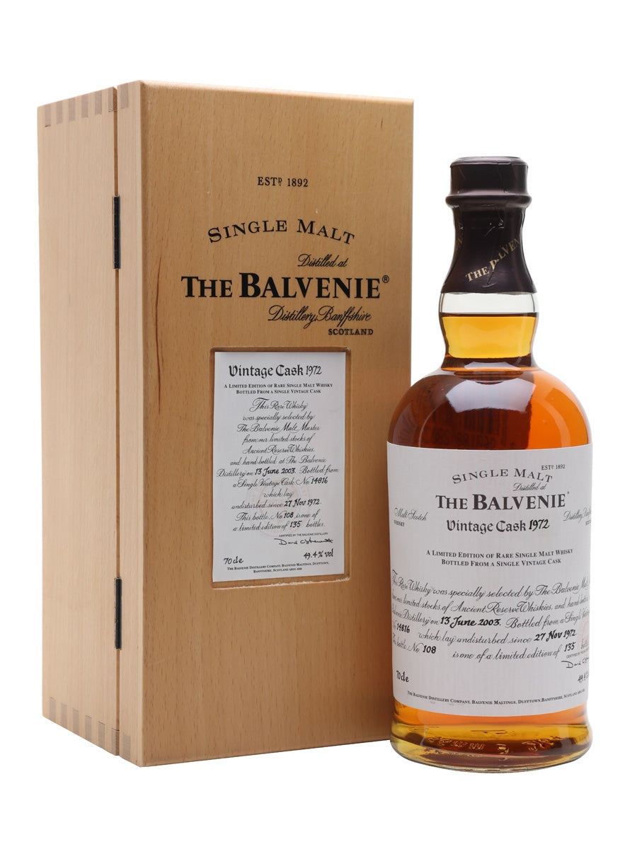 BUY] Balvenie 1972 30 Year Old Cask #14816 Speyside Single Malt