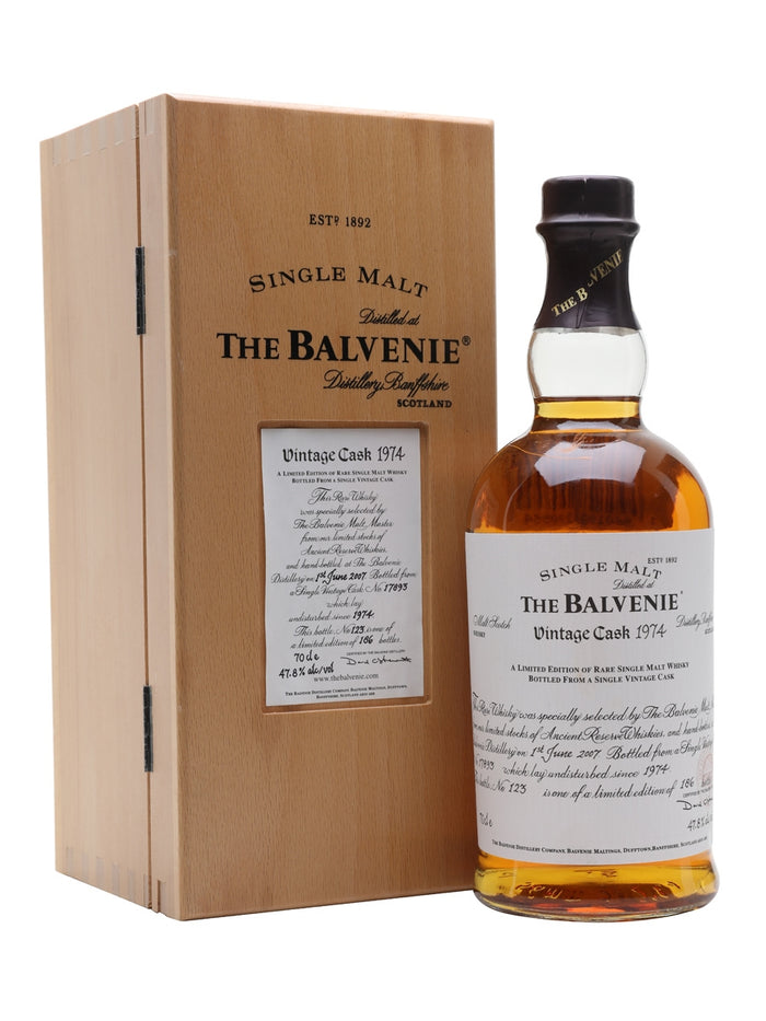 Balvenie 1974 33 Year Old Cask #17893 Speyside Single Malt Scotch Whisky | 700ML