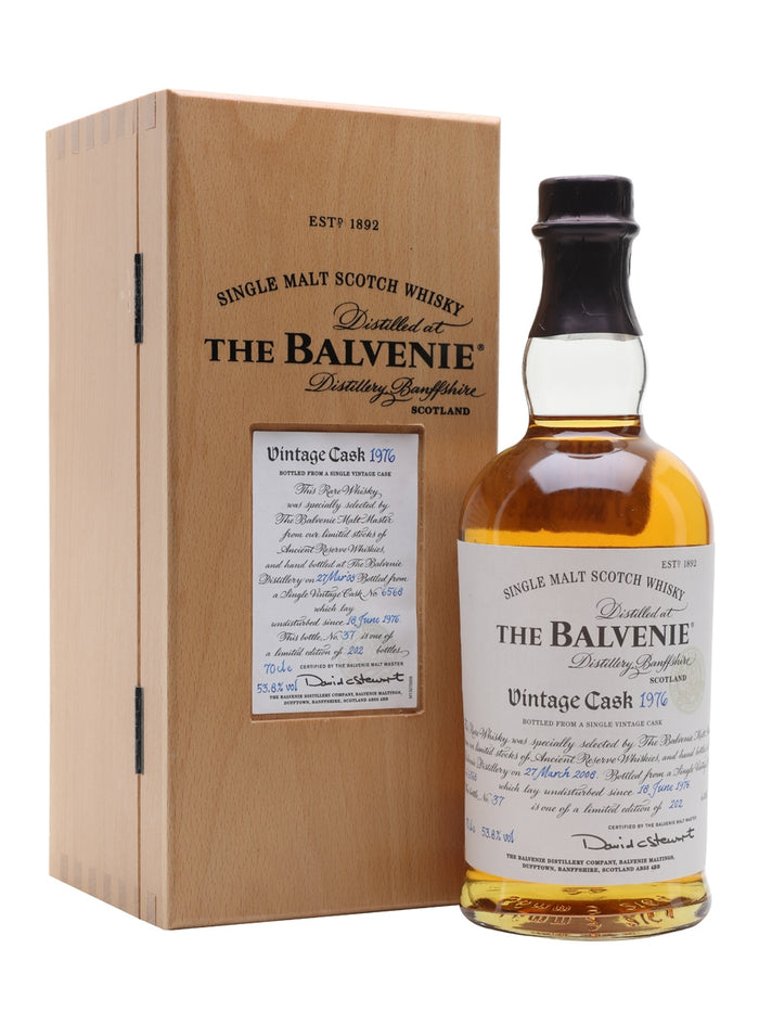 Balvenie 1976 31 Year Old Cask #6568 Speyside Single Malt Scotch Whisky | 700ML