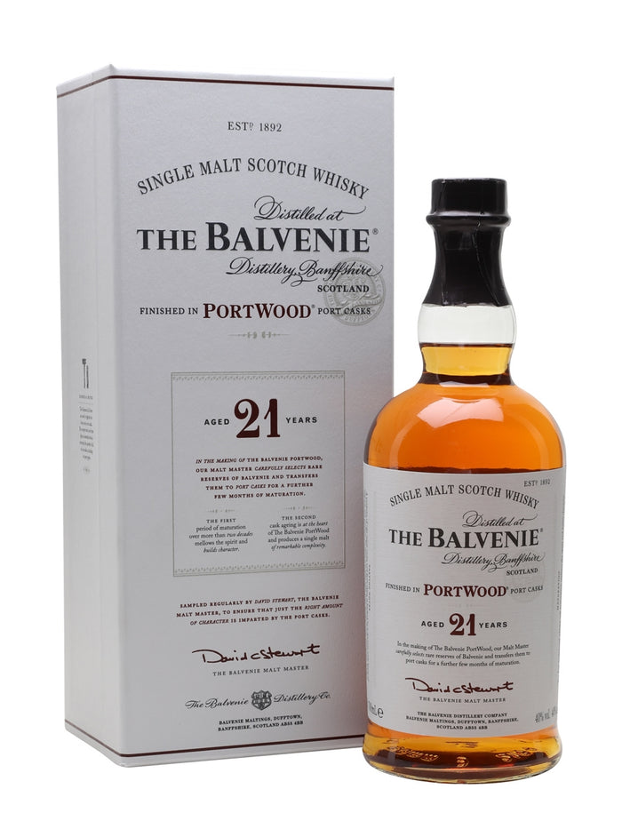 Balvenie 21 Year Old Port Wood Speyside Single Malt Scotch Whisky | 700ML