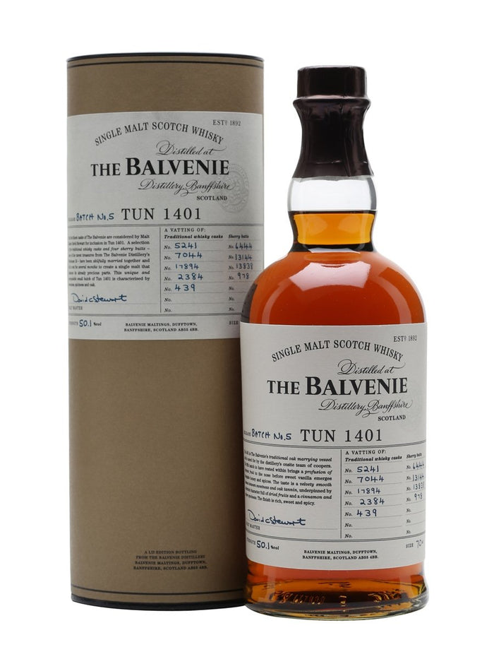 Balvenie Tun 1401 Batch 5 Speyside Single Malt Scotch Whisky | 700ML