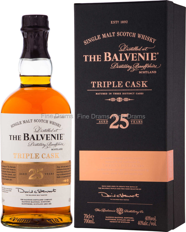 Balvenie 25 Year Old Triple Cask Scotch Whisky | 700ML at CaskCartel.com