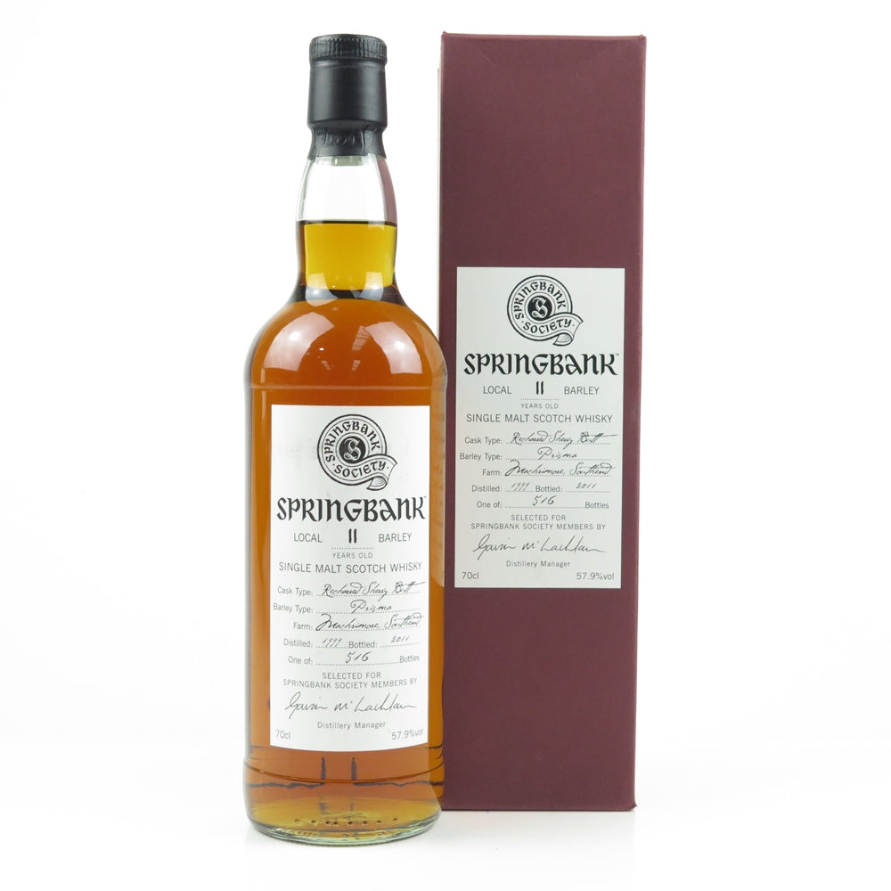 Springbank 1999 Society Bottling Local Barley 11 Year Old at CaskCartel.com