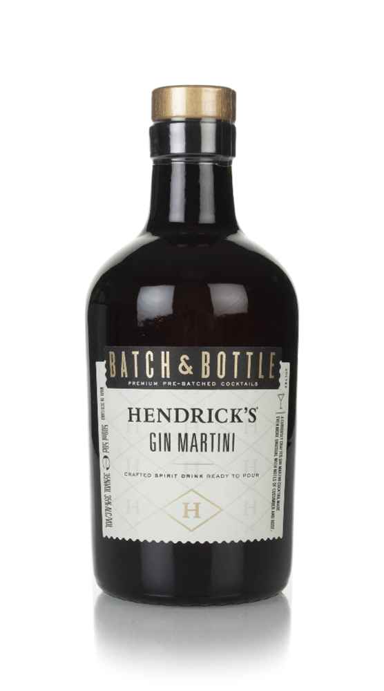 Batch & Bottle Hendrick's Gin Martini Pre-bottled Cocktail | 500ML