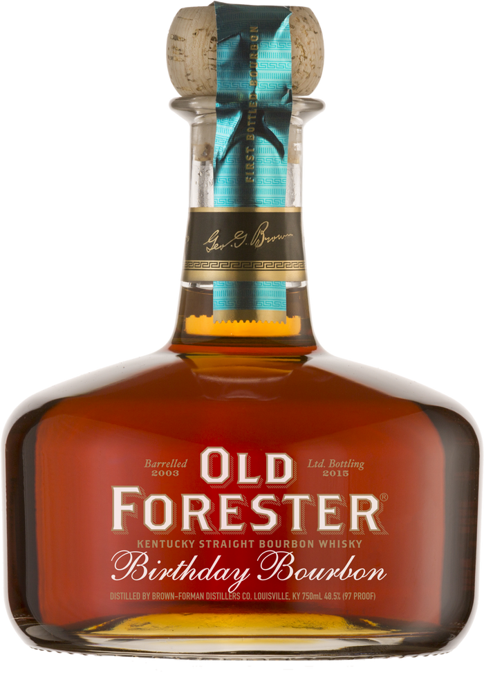 Old Forester 2015 Birthday Bourbon Kentucky Straight Bourbon Whiskey