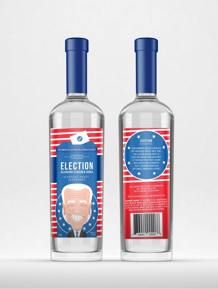 Election Spirits | Bleeding Heart Blueberry Vodka | THE CHALLENGER | Biden 2020