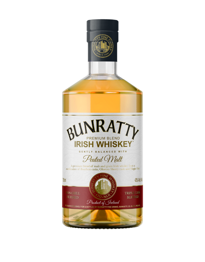 Bunratty Peated Malt Irish Premium Blend Whiskey | 700ML