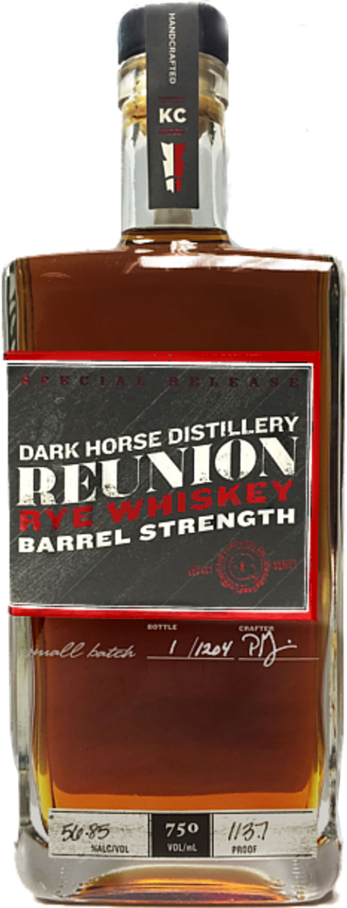Dark Horse Distillery Barrel Strength Reunion Rye Whiskey