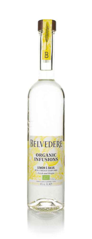 Belvedere Organic Infusions Lemon & Basil Vodka | 700ML at CaskCartel.com