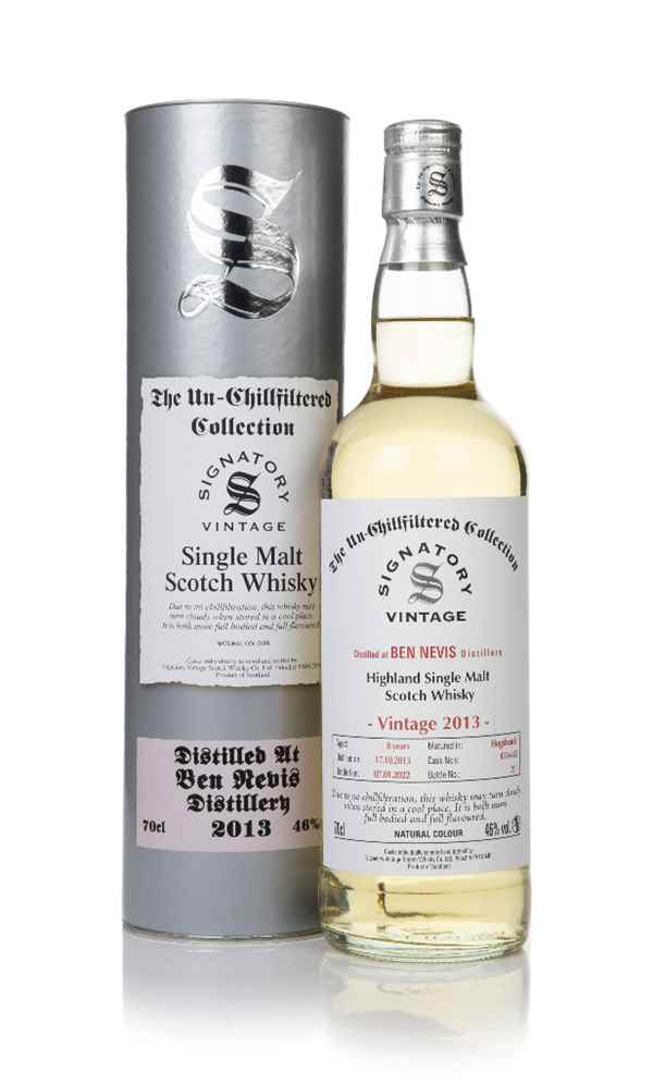 Ben Nevis 8 Year Old 2013 (casks 431 & 433) - Un-Chillfiltered Collection (Signatory) Whisky | 700ML