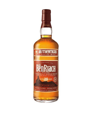 Benriach 25 Year Old Authenticus Peated Malt Single Malt Scotch Whisky at CaskCartel.com