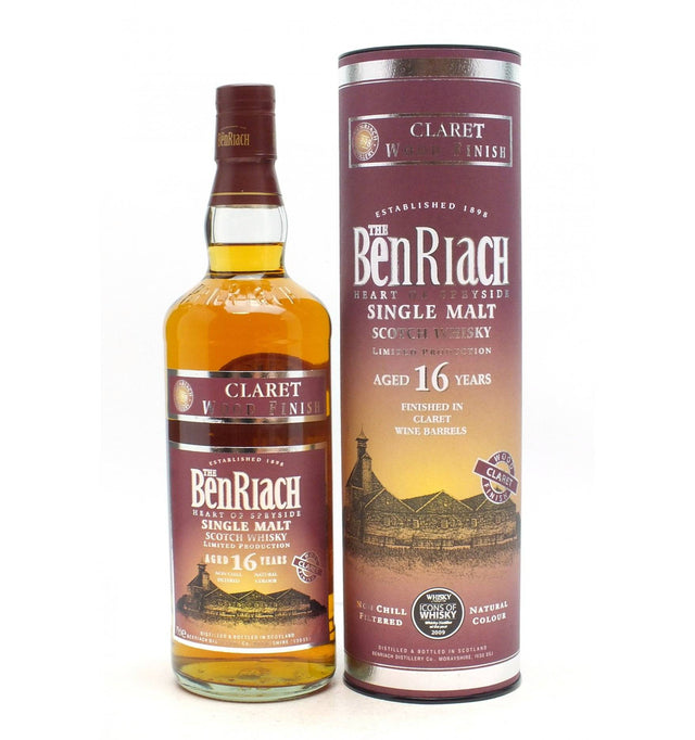 BenRiach Claret Wood Finish 16 Year Old Scotch Whisky  | 700ML at CaskCartel.com