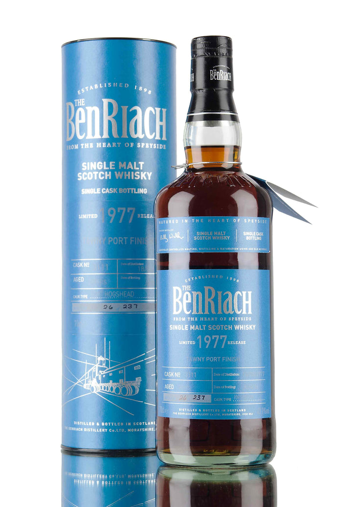 Benriach 1977 38 Years Old Batch 13 Cask #3111 Speyside Single Malt Scotch Whisky
