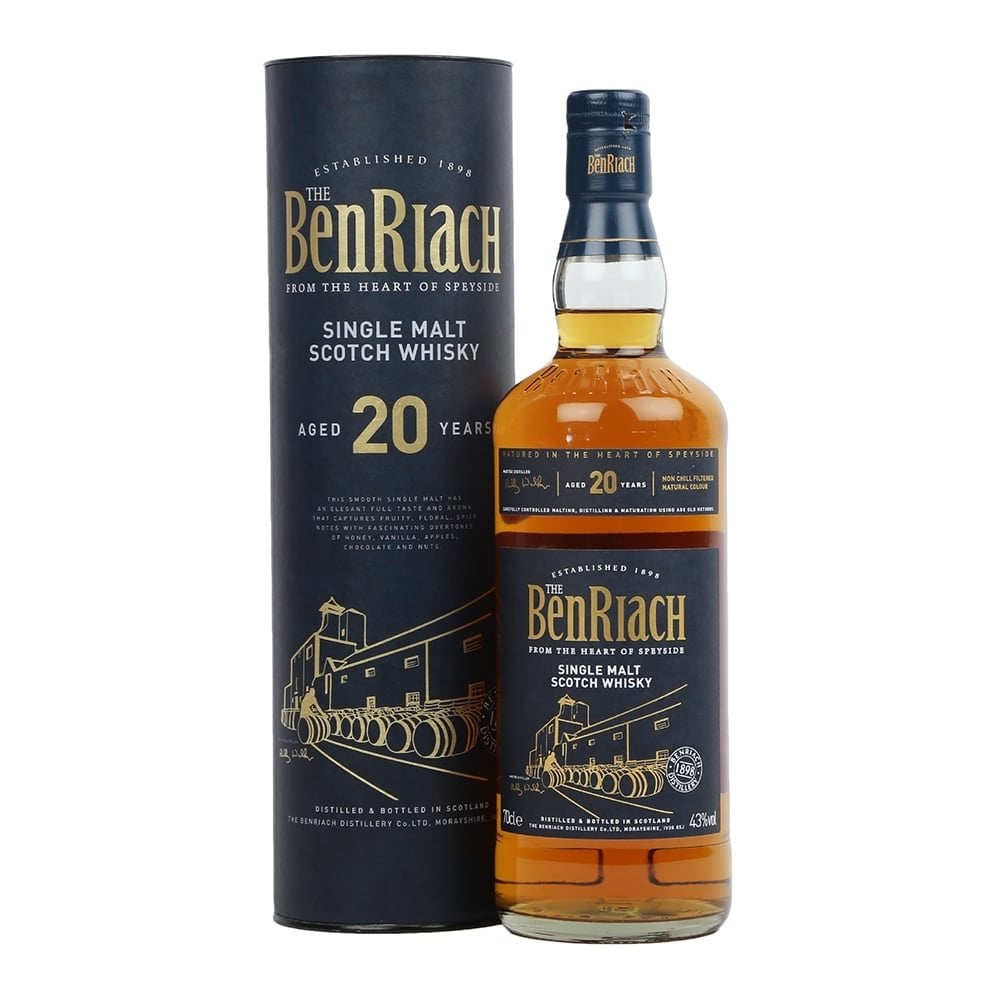 BUY] The BenRiach 20 Year Old Single Malt Scotch Whisky at | Whisky