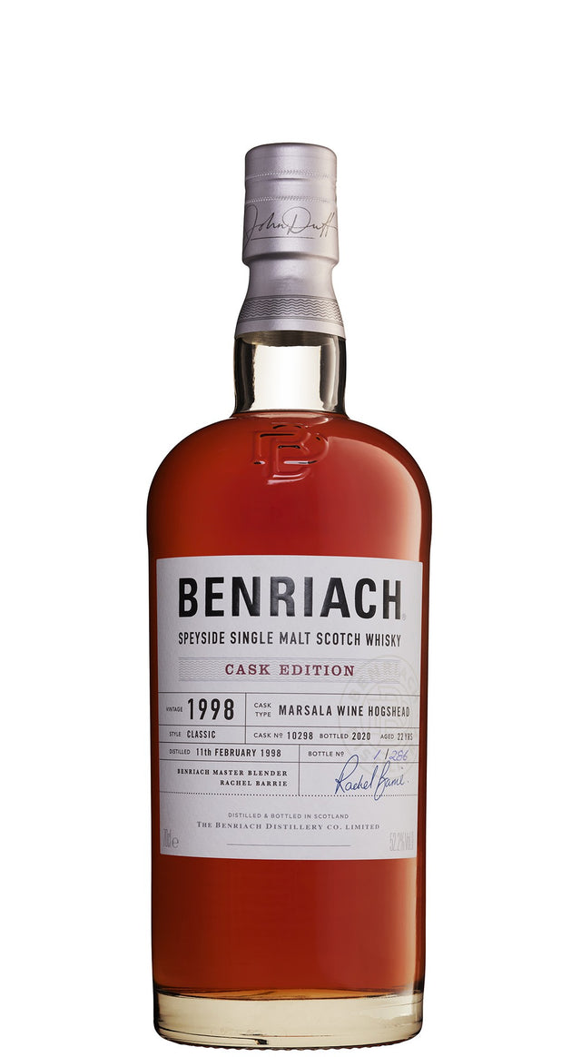 BenRiach 22 Year Old (D.1998, B.2020) Cask Edition Marsala Hogshead # 10298 Scotch Whisky | 700ML at CaskCartel.com