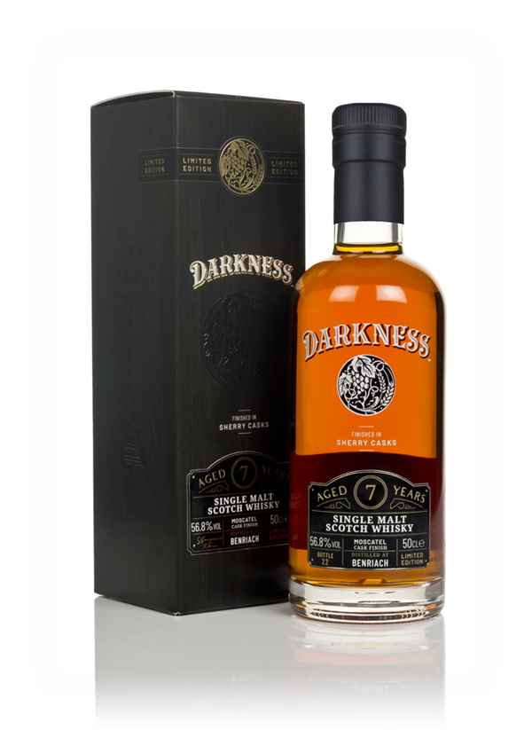 Benriach 7 Year Old Moscatel Cask Finish (Darkness) Scotch Whisky | 500ML