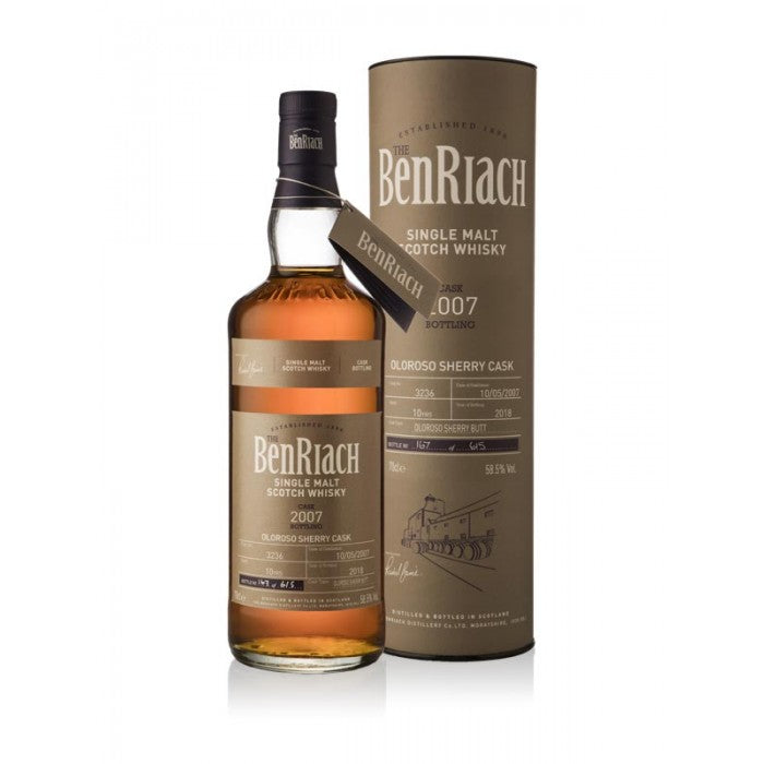 BenRiach 2007 Batch 15 Cask #3236 10 Year Old Single Malt Scotch Whisky - CaskCartel.com