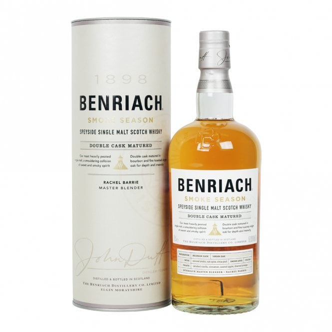 BenRiach | Smoke Season | Double Cask Matured Speyside Single Malt Scotch Whisky | 700ML at CaskCartel.com
