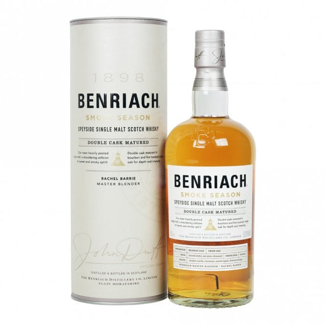 BenRiach | Smoke Season | Double Cask Matured Speyside Single Malt Scotch Whisky | 700ML at CaskCartel.com