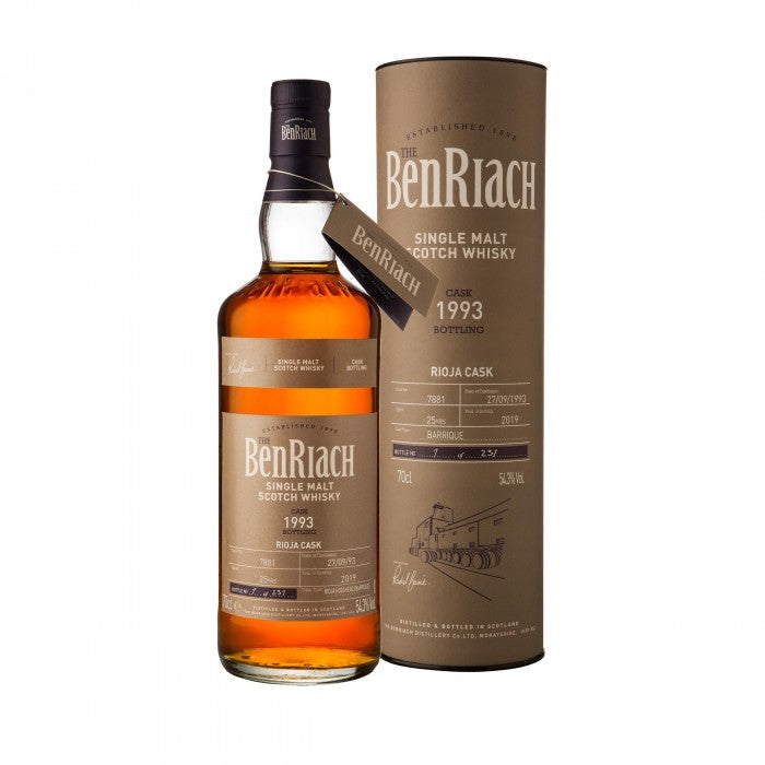 BenRiach 1993 25 Years Old Batch 16 Single Cask #7881 Single Malt Scotch Whisky