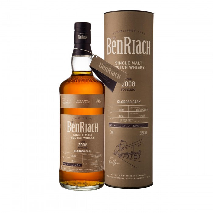 BenRiach 2008 10 Year Old Batch 16 Single Cask #3085 Single Malt Scotch Whisky