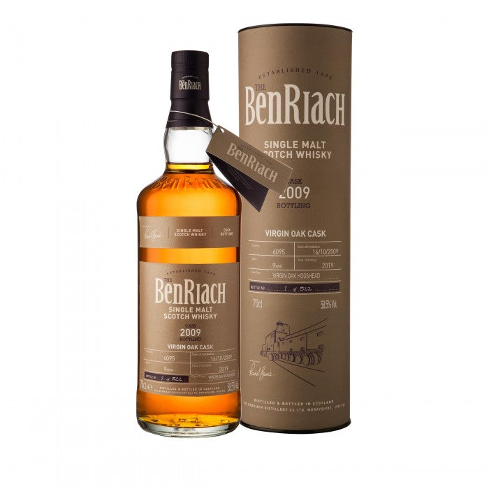 BenRiach 2009 9 Year Old Batch 16 Single Cask #6095 Single Malt Scotch Whisky