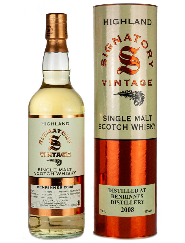 Benrinnes 11 Year Old (D.2008, B.2020) Signatory Vintage Scotch Whisky | 700ML at CaskCartel.com