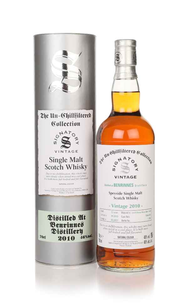 Benrinnes 12 Year Old 2010 (Casks 104 & 106) Un-Chilfiltered Collection (Signatory) Scotch Whisky | 700ML