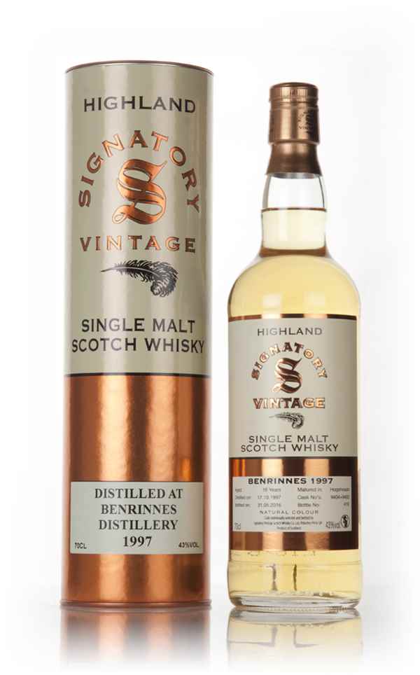 Benrinnes 18 Year Old 1997 (casks 9404 & 9405) - Signatory Scotch Whisky | 700ML at CaskCartel.com