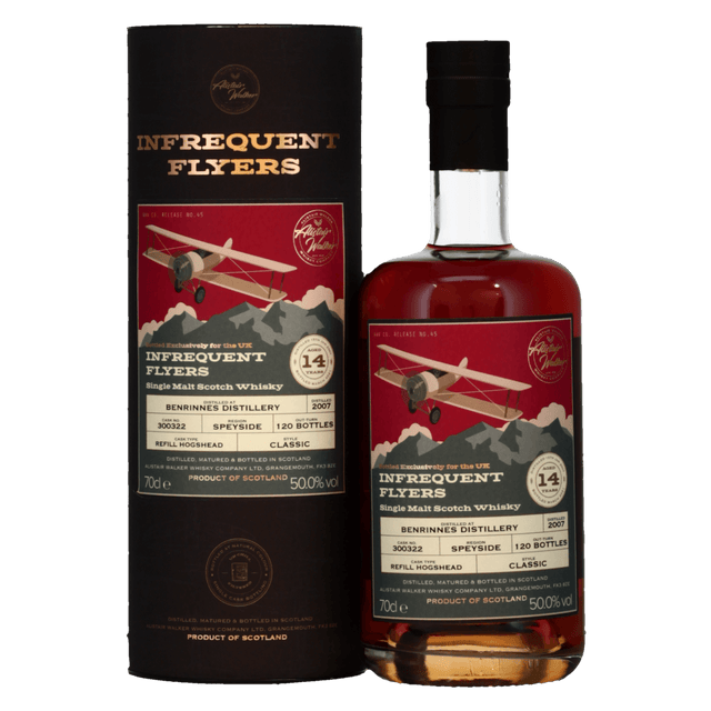 Benrinnes Infrequent Flyers Single Cask #300322 (UK Exclusive) 2007 14 Year Old Whisky | 700ML at CaskCartel.com