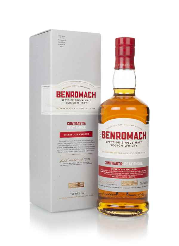 Benromach Contrasts Peat Smoke Sherry Cask Whisky | 700ML